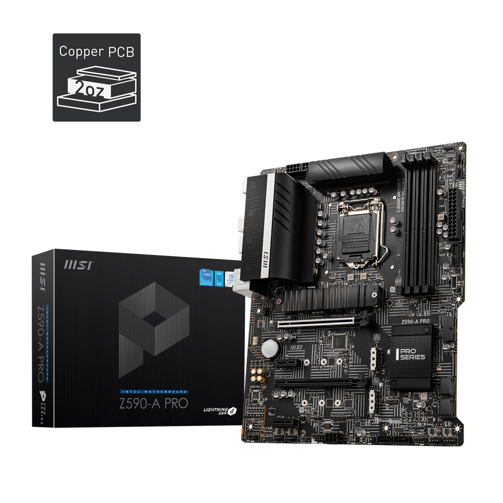 Z590チップセット搭載マザーボード「MPG Z590 GAMING CARBON WIFI